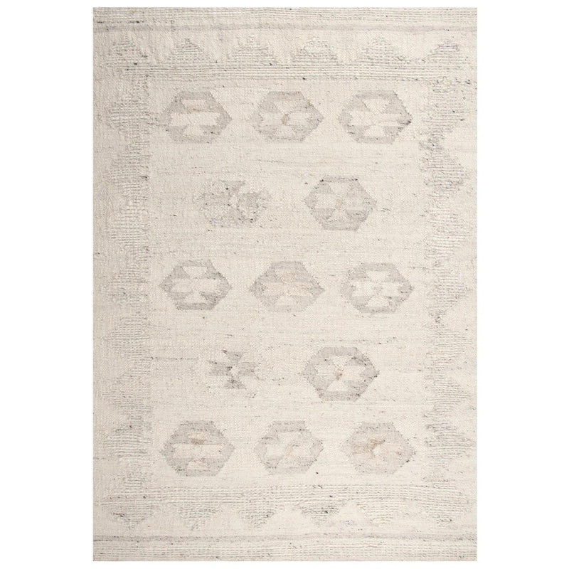 Chay Geometric Ivory Area Rugs For Living Room Area Rugs LOOMLAN By LOOMLAN