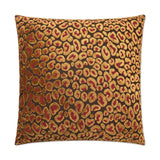 Cheetah Ruby Red Throw Pillow With Insert Throw Pillows LOOMLAN By D.V. Kap