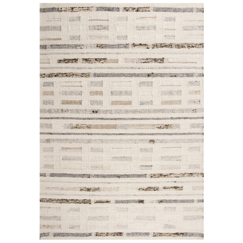 Chef Stripe Silver Area Rugs For Living Room Area Rugs LOOMLAN By LOOMLAN