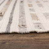 Chef Stripe Silver Area Rugs For Living Room Area Rugs LOOMLAN By LOOMLAN