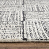 Ches Geometric Charcoal Area Rugs For Living Room Area Rugs LOOMLAN By LOOMLAN