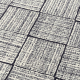 Ches Geometric Charcoal Area Rugs For Living Room Area Rugs LOOMLAN By LOOMLAN