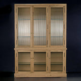 Chester Hutch Curio Buffet Cabinet Glass Doors Buffets & Curios LOOMLAN By Noir