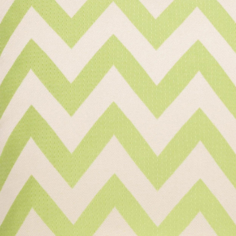 Chevron Chic Green Throw Pillow With Insert Throw Pillows LOOMLAN By D.V. Kap