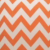 Chevron Chic Orange Throw Pillow With Insert Throw Pillows LOOMLAN By D.V. Kap