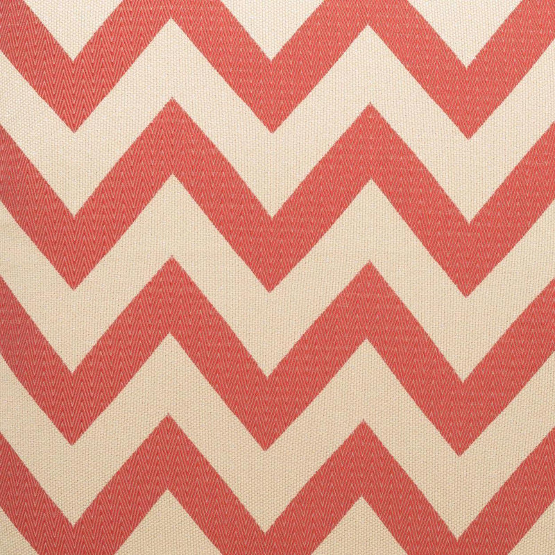 Chevron Chic Red Throw Pillow With Insert Throw Pillows LOOMLAN By D.V. Kap