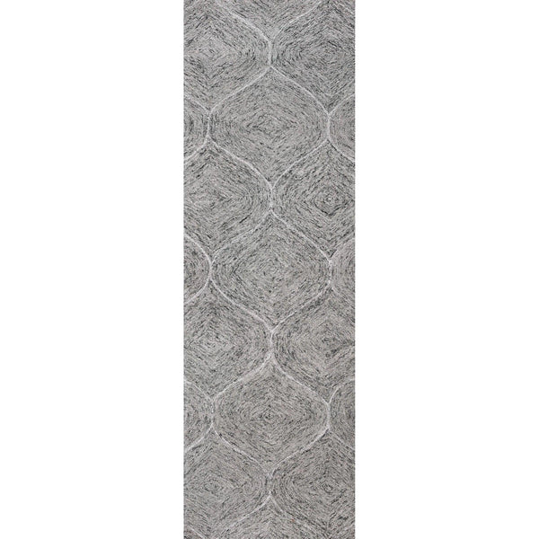 Chic Wool Gray Hallway Kitchen Runner Rug Area Rugs LOOMLAN By LOOMLAN