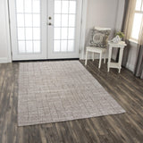 Chik Solid Brown Area Rugs For Living Room Area Rugs LOOMLAN By LOOMLAN