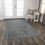 Chip Solid Charcoal Area Rugs For Living Room Area Rugs LOOMLAN By LOOMLAN