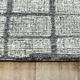Chip Solid Charcoal Area Rugs For Living Room Area Rugs LOOMLAN By LOOMLAN