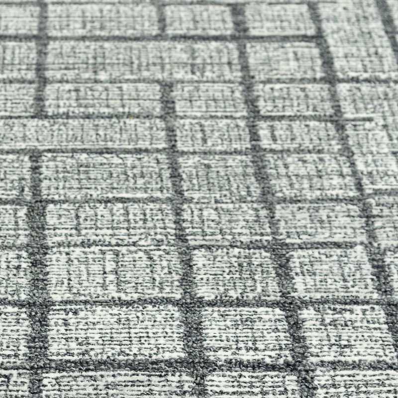 Chip Solid Charcoal Area Rugs For Living Room Area Rugs LOOMLAN By LOOMLAN