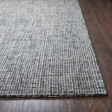 Chlo Wool Black Hallway Kitchen Runner Rug Area Rugs LOOMLAN By LOOMLAN