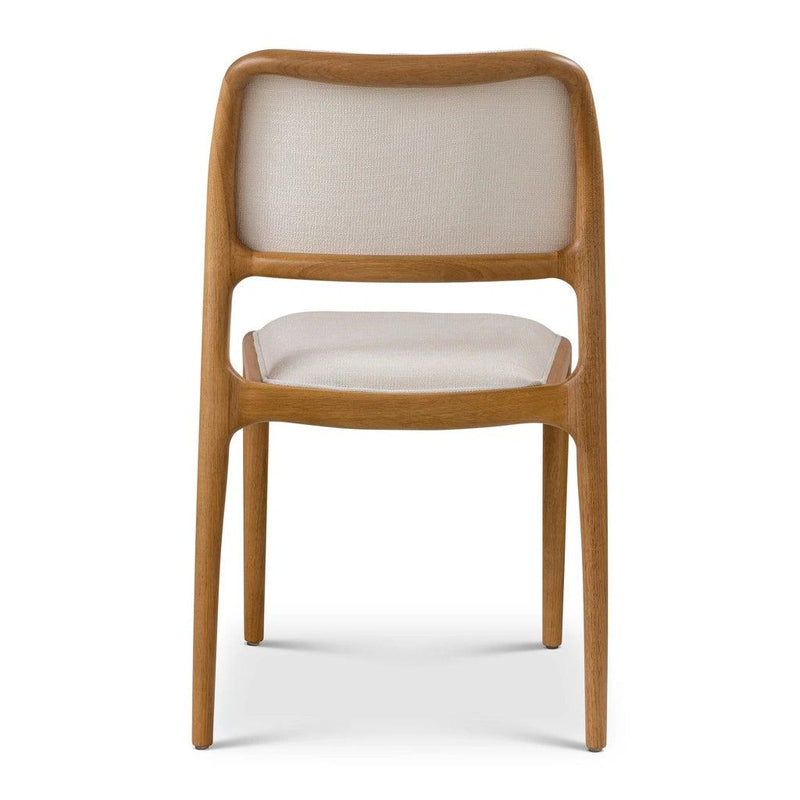 Chloe Fabric Upholstered Wooden Armless Side Chair Dining Chairs LOOMLAN By Urbia