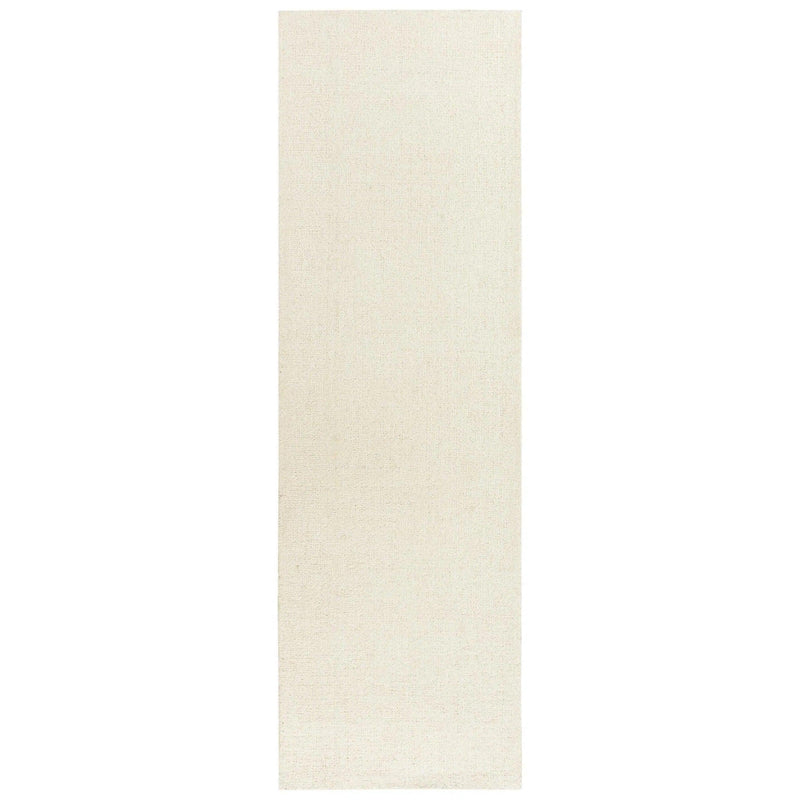 Chos Wool White Hallway Kitchen Runner Rug Area Rugs LOOMLAN By LOOMLAN