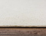 Chos Wool White Hallway Kitchen Runner Rug Area Rugs LOOMLAN By LOOMLAN