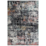 Choz Abstract Pink Kitchen Hallway Runner Rug Area Rugs LOOMLAN By LOOMLAN