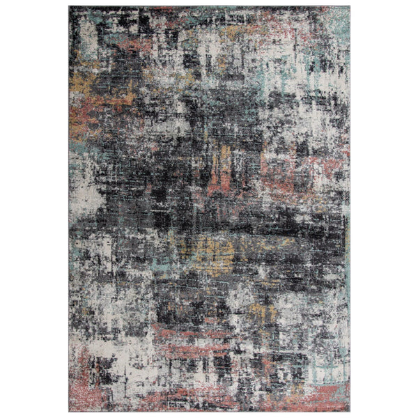 Choz Abstract Pink Kitchen Hallway Runner Rug Area Rugs LOOMLAN By LOOMLAN