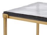 Christian Iron Gold Square Side Table Side Tables LOOMLAN By Sarreid