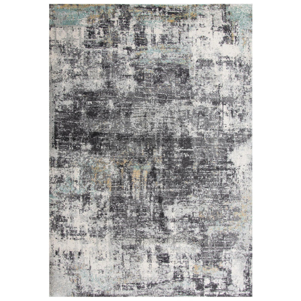 Chub Abstract Blue Kitchen Hallway Runner Rug Area Rugs LOOMLAN By LOOMLAN