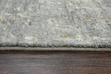 Chuc Border Gray Large Area Rugs For Living Room Area Rugs LOOMLAN By LOOMLAN