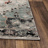 Chuk Medallion Gray Kitchen Hallway Runner Rug Area Rugs LOOMLAN By LOOMLAN