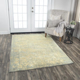 Chuo Border Beige Large Area Rugs For Living Room Area Rugs LOOMLAN By LOOMLAN