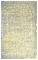 Chuo Border Beige Large Area Rugs For Living Room Area Rugs LOOMLAN By LOOMLAN