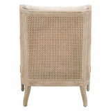 Churchill Club Chair Bisque Natural Gray Birch Cane Accent Chairs LOOMLAN By Essentials For Living