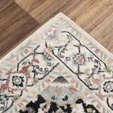 Chuu Medallion Black Kitchen Hallway Runner Rug Area Rugs LOOMLAN By LOOMLAN