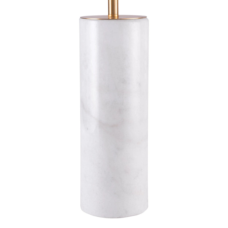 Ciara Table Lamp Beige & White Table Lamps LOOMLAN By Zuo Modern