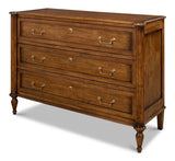 Ciborium Chest Of 3 Drawers Fruitwood Chests LOOMLAN By Sarreid