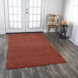 Cier 5x7 Indoor Outdoor Red Patio Rug Outdoor Rugs LOOMLAN By LOOMLAN