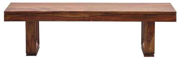 Cinnamon Amber Wood Dining Bench Dining Benches LOOMLAN By LOOMLAN