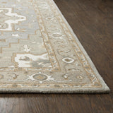 Cira Oriental Medallion Gray Large Area Rugs For Living Room Area Rugs LOOMLAN By LOOMLAN