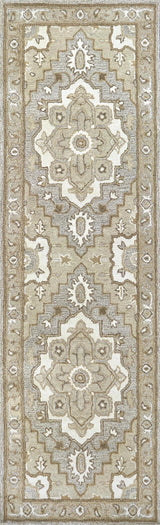 Cira Oriental Medallion Gray Large Area Rugs For Living Room Area Rugs LOOMLAN By LOOMLAN