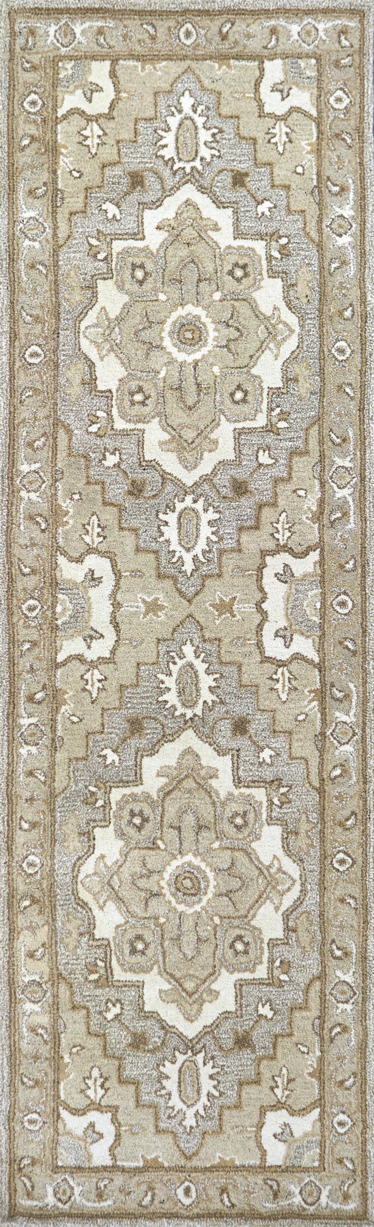 Cira Oriental Medallion Gray Large Area Rugs For Living Room Area Rugs LOOMLAN By LOOMLAN