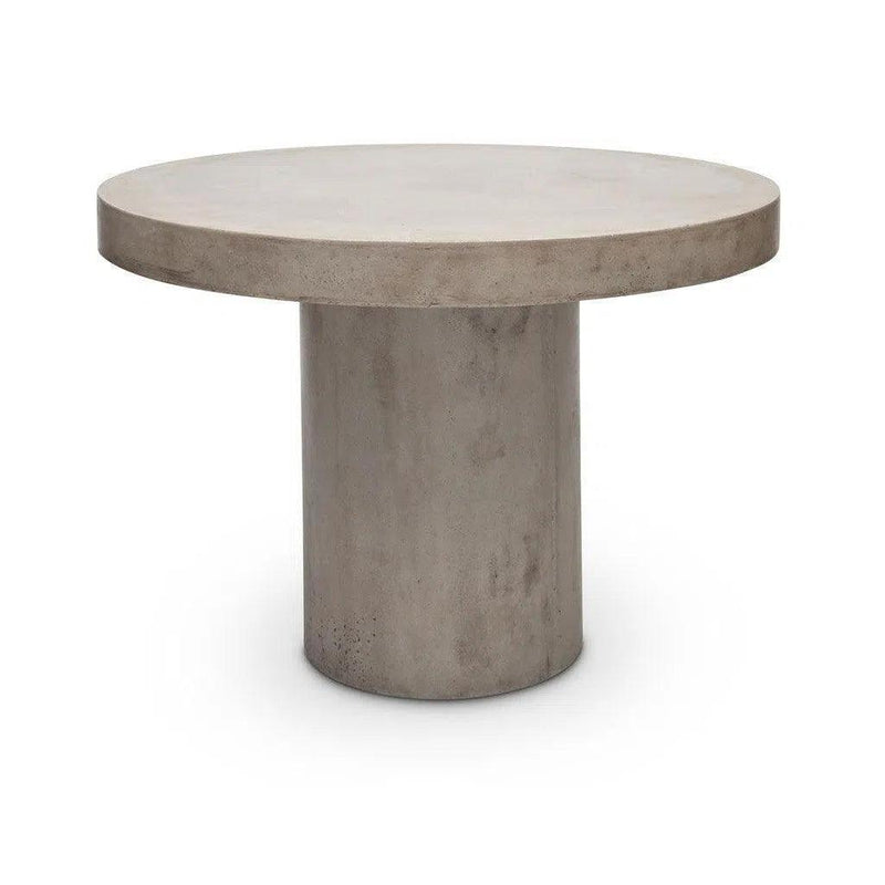 Circa Fiber Reinforced Concrete Round Counter Table Outdoor Counter Tables LOOMLAN By Urbia