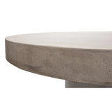 Circa Fiber Reinforced Concrete Round Counter Table Outdoor Counter Tables LOOMLAN By Urbia