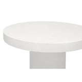 Circa Fiber Reinforced Concrete Round Counter Table Outdoor Counter Tables LOOMLAN By Urbia