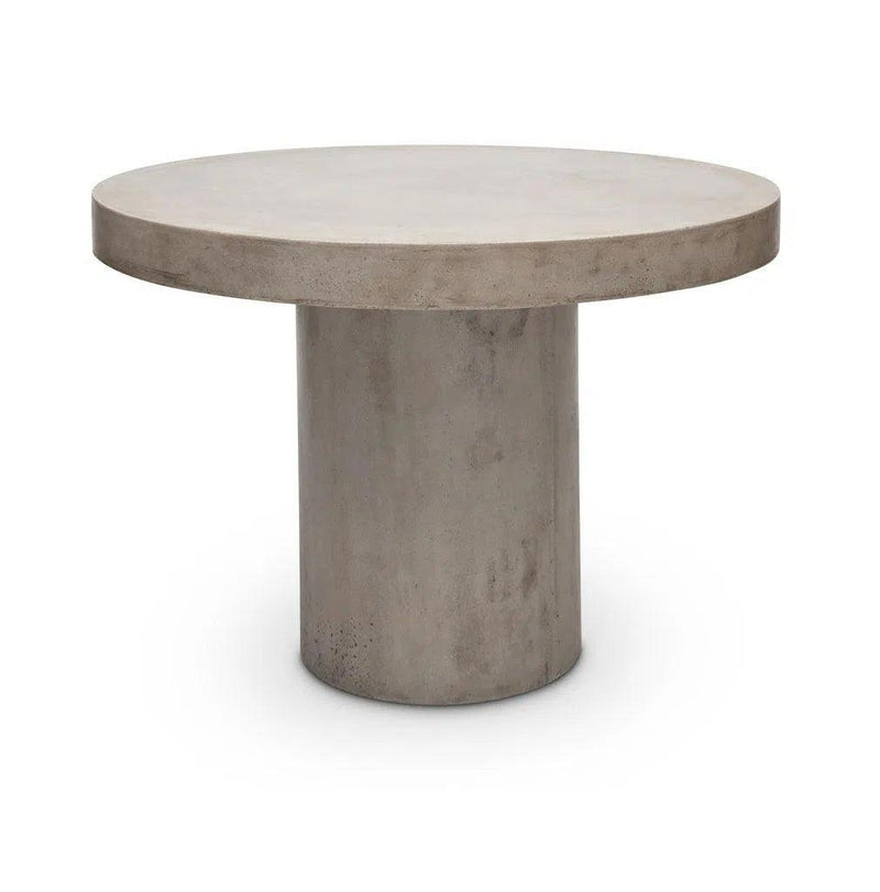 Circa Fiber Reinforced Concrete Round Counter Table Outdoor Counter Tables LOOMLAN By Urbia