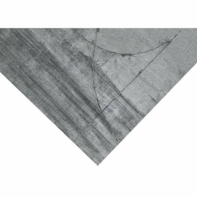 Circulus Grey Solid Multicolor Handmade Wool Rug Area Rugs LOOMLAN By Linie Design