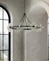 Circumstellar Disc Chandelier Chandeliers LOOMLAN By Currey & Co