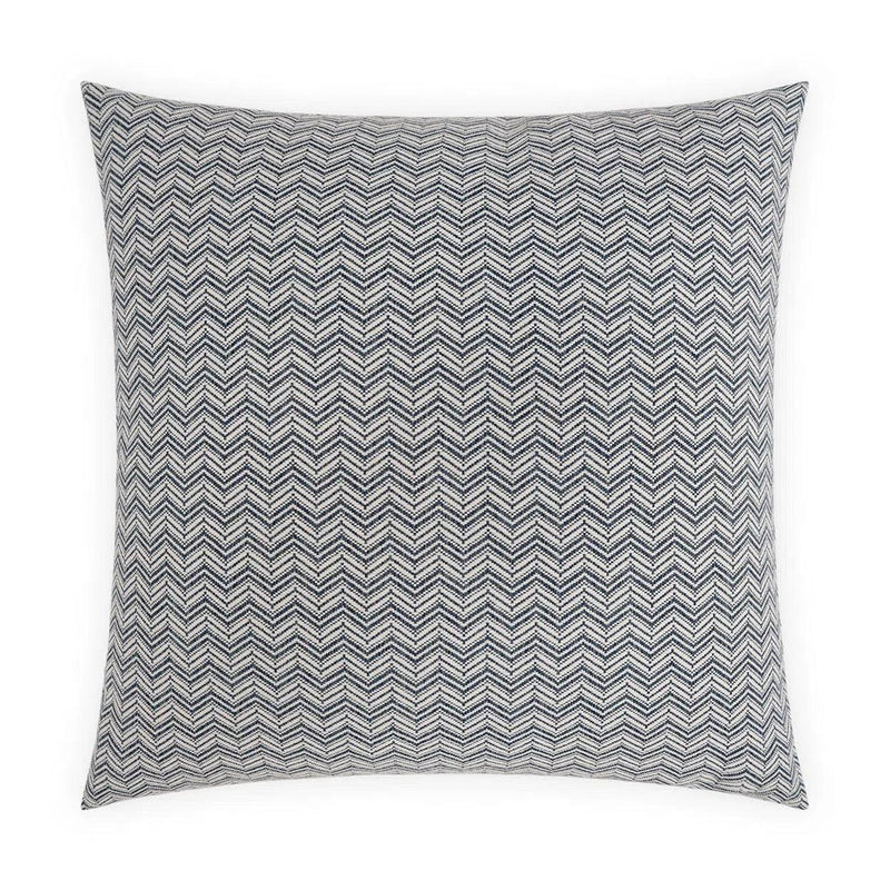 Cirrus Navy Blue Throw Pillow With Insert Throw Pillows LOOMLAN By D.V. Kap