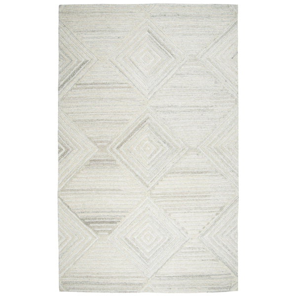 Cise Geometric Ivory Large Area Rugs For Living Room Area Rugs LOOMLAN By LOOMLAN