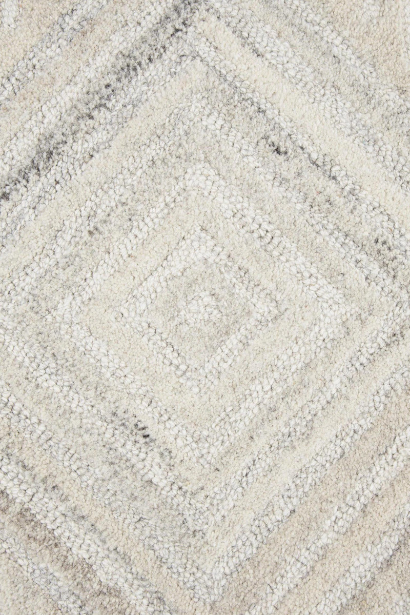 Cise Geometric Ivory Large Area Rugs For Living Room Area Rugs LOOMLAN By LOOMLAN