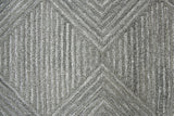 Cito Geometric Gray Large Area Rugs For Living Room Area Rugs LOOMLAN By LOOMLAN