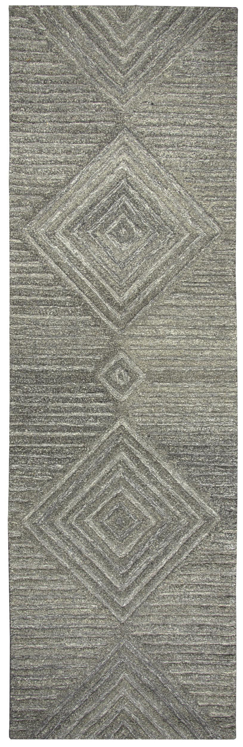 Cito Geometric Gray Large Area Rugs For Living Room Area Rugs LOOMLAN By LOOMLAN