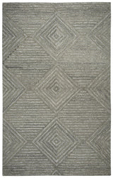 Cito Geometric Gray Large Area Rugs For Living Room Area Rugs LOOMLAN By LOOMLAN