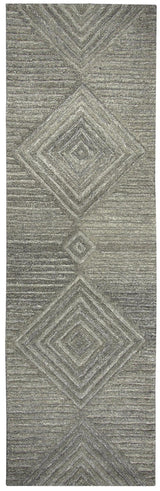 Cito Geometric Gray Large Area Rugs For Living Room Area Rugs LOOMLAN By LOOMLAN