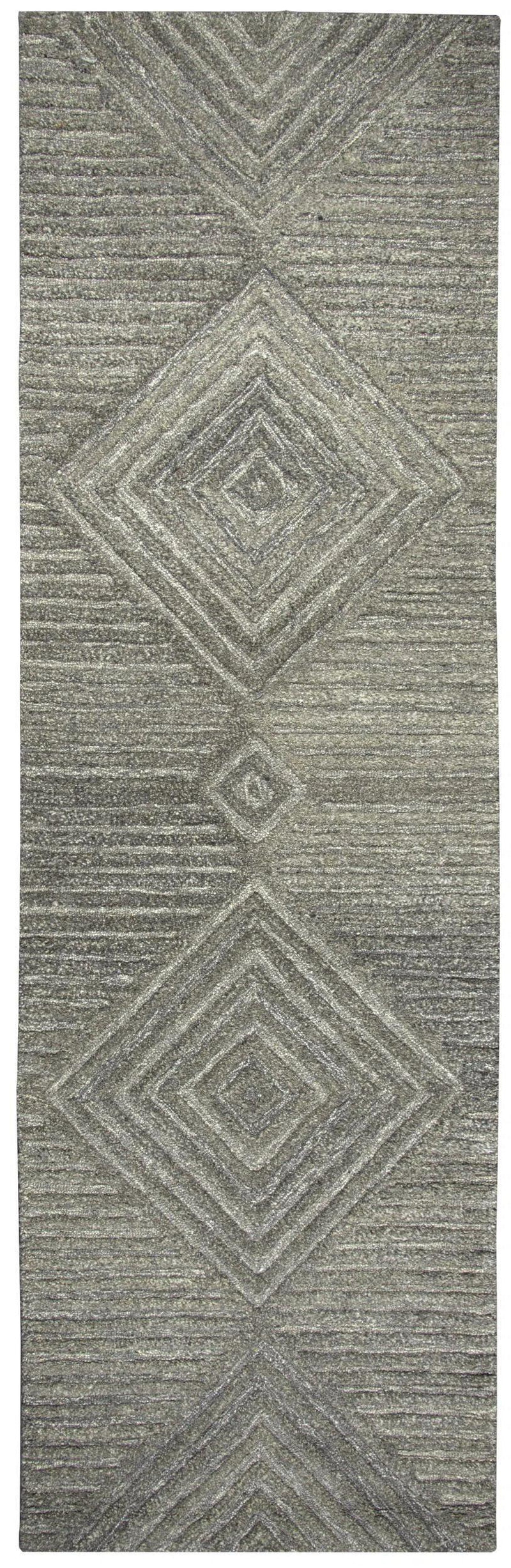 Cito Geometric Gray Large Area Rugs For Living Room Area Rugs LOOMLAN By LOOMLAN